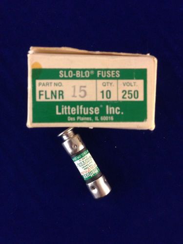 Littelfuse FLNR15 VOLT 250 Lot of 9