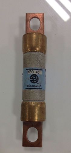 BUSSMANN FUSE LOT OF  5  KBC 40