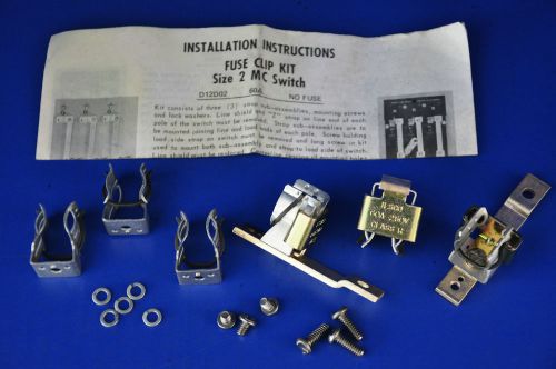 TELEMECANIQUE FUSE CLIP KIT SIZE 2 MC SWITCH D12D02