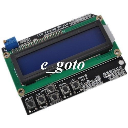 1602 lcd lcd1602 keypad board shield blue backlight for arduino mega2560 uno r3 for sale