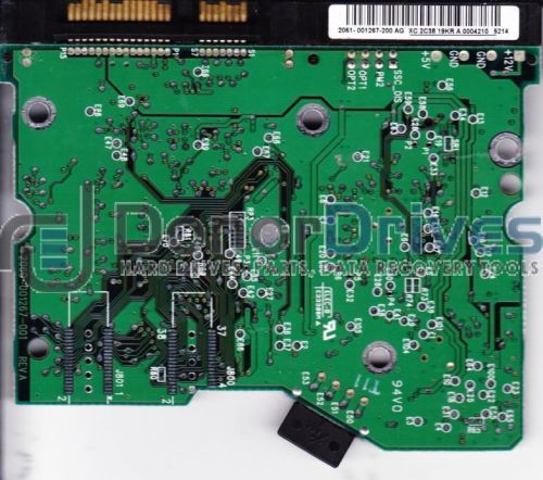 WD2000JD-22HBB0, 2061-001267-200 AG, WD SATA 3.5 PCB + Service