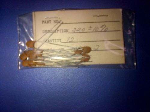 10% Hi-Q Ceramic Disc Capacitor  NOS VINTAGE PART LOT OF 12 .001 M  Z5U