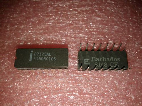 1x INTEL D2125AL , Static RAM, 1Kx1, CDIP-16