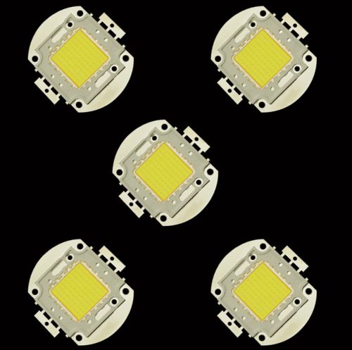 5pcs 80W New Cool White High Power Ultra Bright For LED Chip Light Lamp Bulb