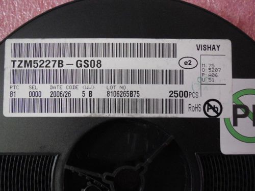 5000 pcs vishay tzm5227b-gs08 for sale