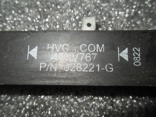 (V37-3) 1 USED HV COMPONENTS 028221-G RECTIFIER