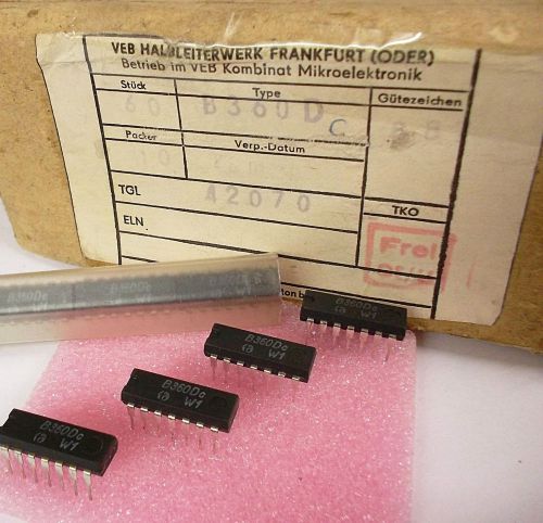 5 pieces B360DC = TPQ2222 NPN QUAD TRANSISTOR ARRAY 4 x 2N2222  MPQ2222 NEW ~