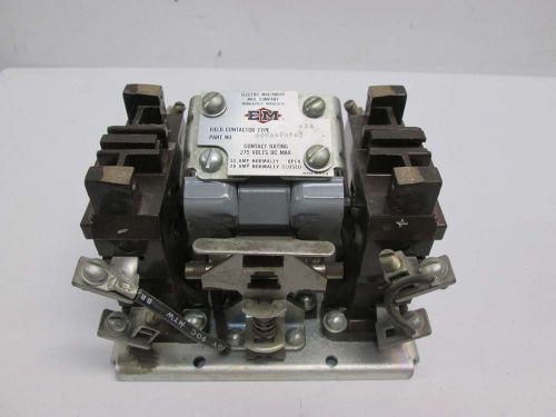 EM ELECTRIC MACHINERY 800A070F02 220V-AC 55A AMP FIELD CONTACTOR D402815