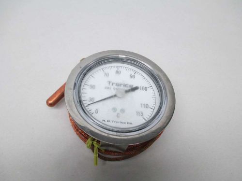 NEW TRERICE 52-2455 DIAL THERMOMETER TEMPERATURE 0-115C GAUGE D355798