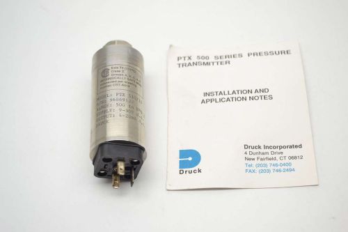 NEW DRUCK PTX 510/IS PRESSURE 1/4IN 9-30V-DC 500IN-H2O TRANSMITTER B402221