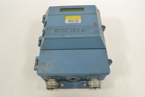 ROSEMOUNT 8712CR12M4 1000 OHMS MAGNETIC FLOW 115V-AC TRANSMITTER B326342