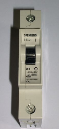 SIEMENS, 1 POLE MINIATURE BREAKER, 5SX2104-8