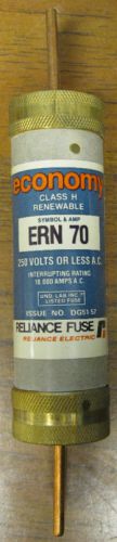 Economy ern 70 amp  250 volt  fuse  ren 70 for sale