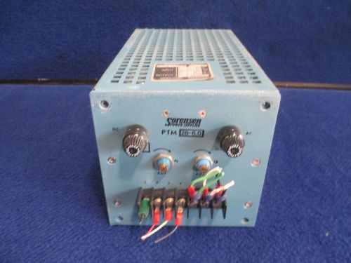 #m238 sorensen ptm 28-6.0 power supply for sale