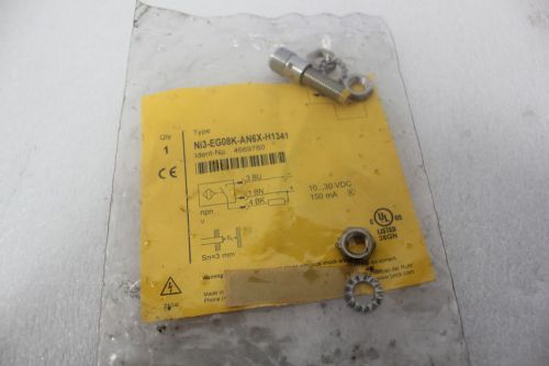 NEW TURCK INDUCTIVE PROXIMITY SENSOR NI3-EG08K-AN6X-H1341 (S14-1-46A,S8-T-61A)