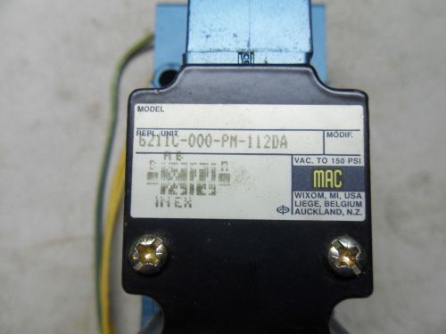 (x5-7) 1 new mac valves 6211c-000-pm-112da solenoid valve for sale