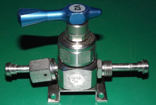 Parker Veriflo Diaphragm Regulator Valve 1/4&#039;&#039; Lever 944LSASGTV2 / Avail QTY