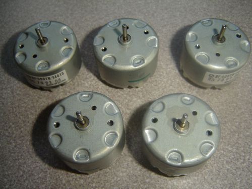 5 x mabuchi rf-500 motors - 1.5 to 9 vdc - dc motor - mabuchi rf-500tb-14415 new for sale