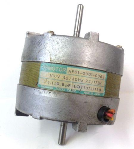 Shinano tokki, motor a90l-0001 -0063, 100 v , 50 / 60hz , 22/ 17 w for sale