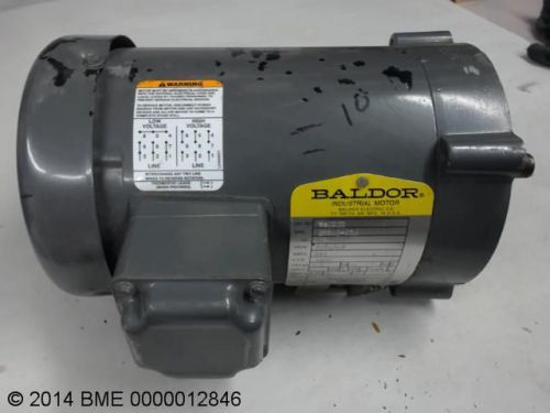 1-BALDOR--- VM3538,--- 1/2 HP,--- 1725 RPM,--- 56C FR,--- 230/460 VOLTS,--- TEFC