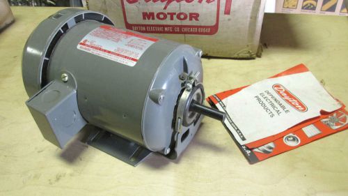 NIB .. DAYTON Split Phase AC Motor Model 6K572 1/2hp, 1725rpm .. VY-209