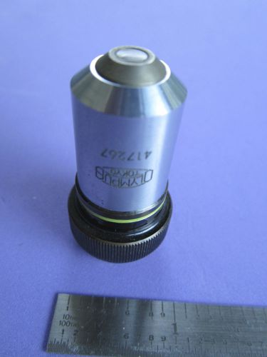 MICROSCOPE OBJECTIVE OLYMPUS JAPAN OPTICS M40