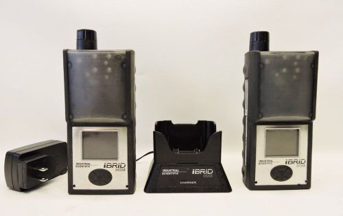 (2) industrial scientific ibrid mx6 gas detector for hazardous conditions for sale