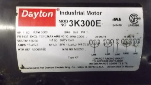 DAYTON 3K300E *USED*