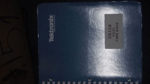 tektronix 5B12N dual time base inst. manual