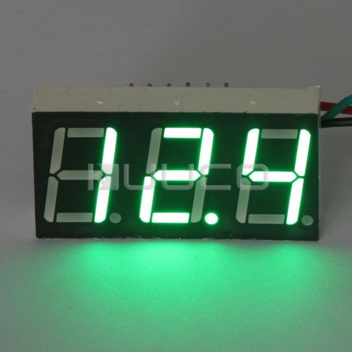 0.56&#034; dc 0v to 100v green digital panel voltmeter for car moto and diy etc for sale