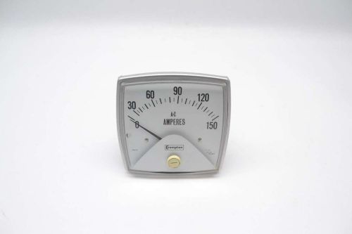 NEW CROMPTON 016-02 0-150 AC AMPERES PANEL METER B430770