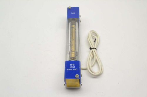 NEW MPB INDUSTRIES FA-60 3846-12 1/2 IN VARIABLE AREA FLOWMETER B374142