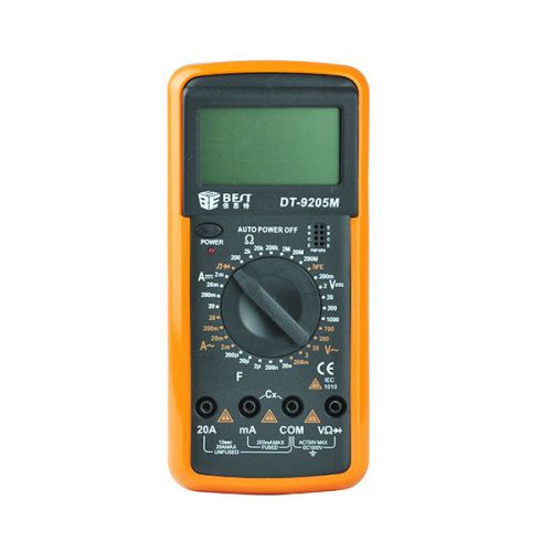 DT-9205M Digital Multimeter Voltmeter Ammeter Ohmmeter Capacitance Tester LCD