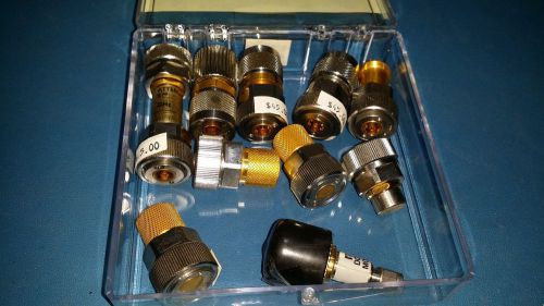 Omni, Amhenol, Narda Assorted Attenuators &amp; Terminations, Adapters LOT qty(10)