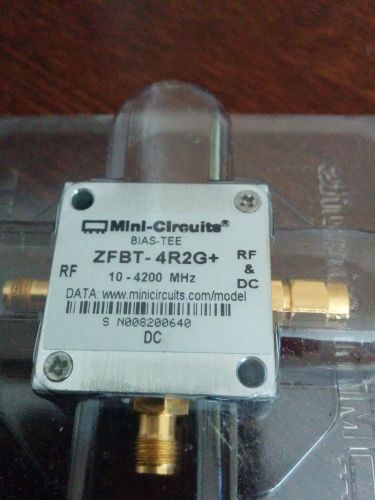 Mini circuits rf bias tee zfbt-4r2g+ 10-4200 mhz for sale