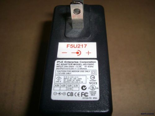 Genuine IPLE Enterprise  AD1505C  IP  100-240V  47-63HZ  0.5A  OP 4.0-5.5V  2.4A