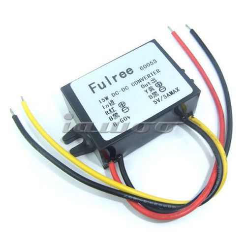 Dc 8-50v to 5v 3a 15w buck converter voltage regulator  power adjustable for sale