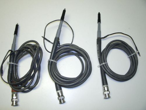 Qty 3 - TEKTRONIX OSCILLOSCOPE VOLTAGE PROBE P6011 X1 - 600 Volts max