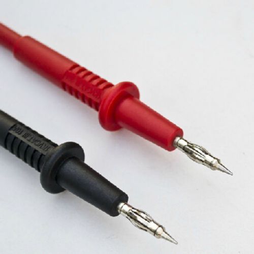 2 kits b&amp;r test probe with 4mm jack 10a 1000v 105cm for banana plug binding post for sale