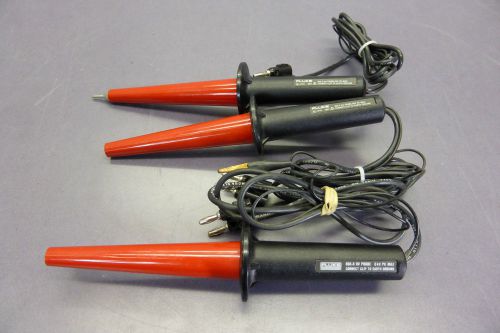 LOT OF 3 Fluke 80K-6 High Voltage Test Probe 6000 Volt READ DESCRIPTION