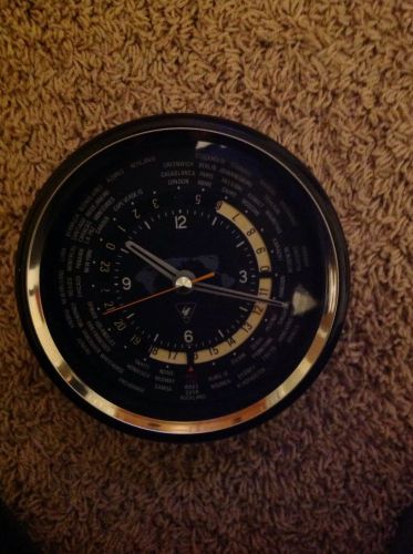 Nice Yaesu QTR-24 / 7RW002 Analog World Clock - Ham Radio Shack 24-Hour QTR24