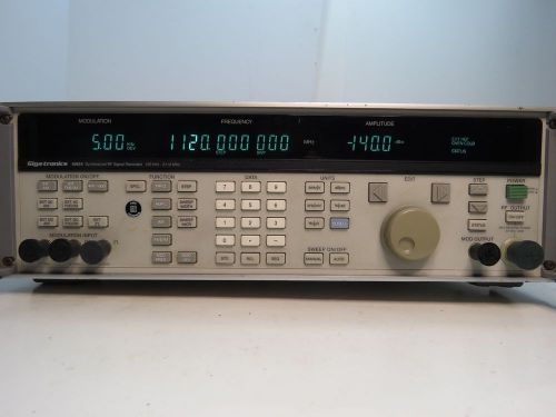 Gigatronics Fluke  6082A Synthesized RF Signal Generator 100KHz-2112MHz