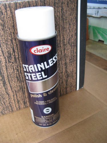 Stainless steel industrial cleaner polish claire # c- 841 oil based 15 oz nsf for sale