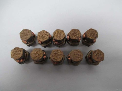 LOT 10 NEW BURNDY 8H BKB 10-8 SPLIT BOLT CONNECTOR D344530