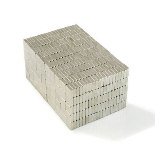 1000pcs 7/32&#034; x 7/32&#034; x 5/64&#034; Blocks 6x6x2mm Neodymium Magnets Fridge Craft N35