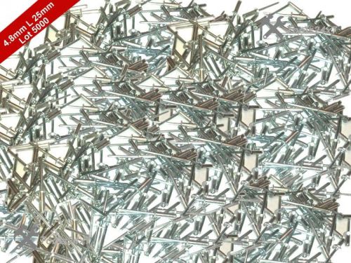 Whole saldia4.8mm x 25mm standard open dome aluminum blind pop rivets lot  5000 for sale