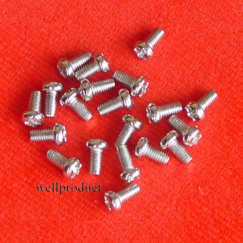 &gt;M 50pcs M3 PM3 x 6mm Metric Machine Thread Philips Cross Head Screw e