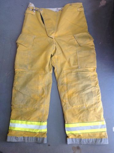 38x30  GLOBE Pants-  FIREFIGHTER TURNOUT Bunker Gear - Nomex Liner #10