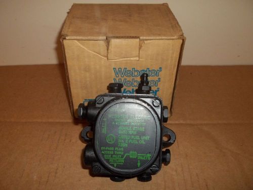 WEBSTER ELECTRIC M-series M34CH-3  3450 RPM FUEL OIL PUMP NO:2 FUEL 728N