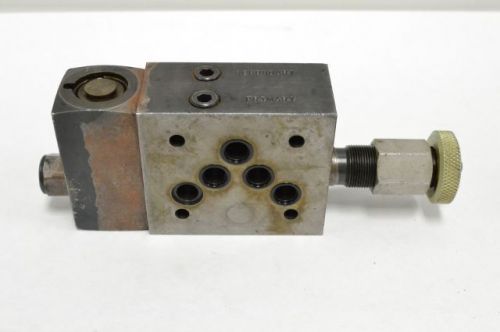 PARKER MPR600SP CONTROL BASE MANIFOLD HYDRAULIC VALVE B220656